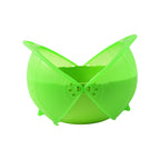 Top view showing colander and storage sections of the Apex Smart Basket 3-in-1 bowl