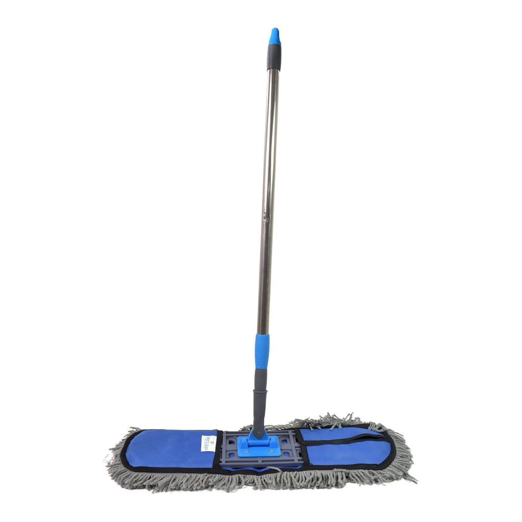 The Wet & Dry Floor Mop efficiently cleaning various floor types, showcasing its versatility.