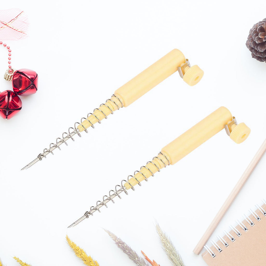 Punch Needle Craft Kit in action, demonstrating how to create textured designs on fabric.