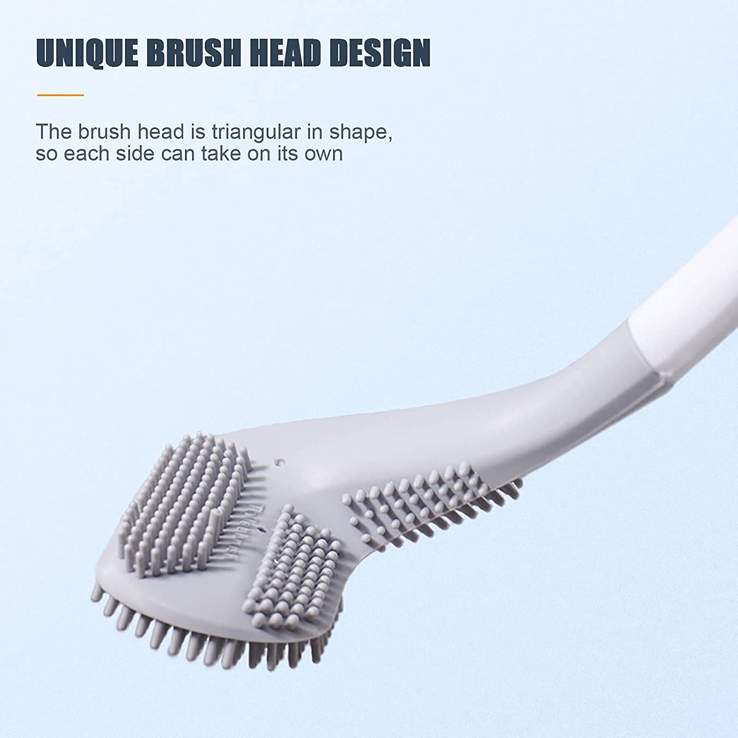 Stylish golf toilet brush with a quick-drying base for hygiene.