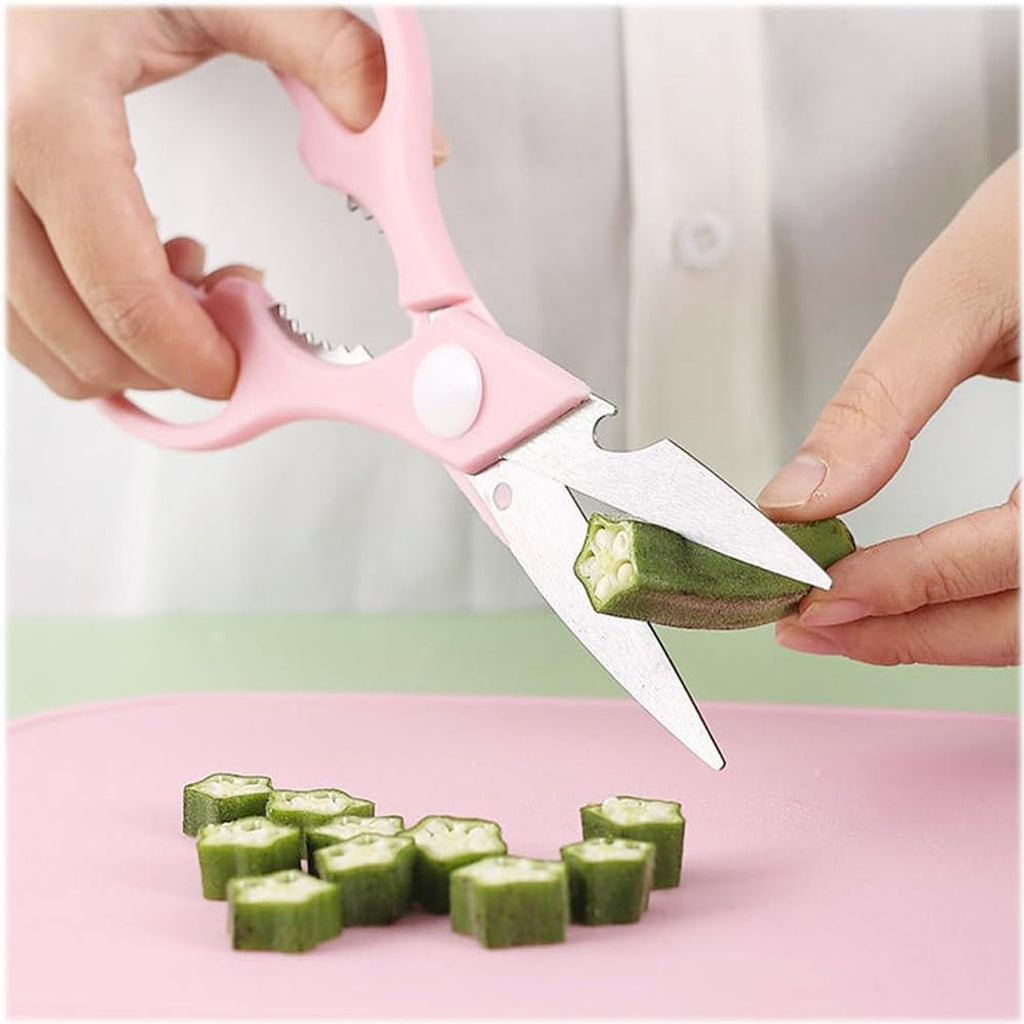 Essential 4-piece travel cutting board set with knife and peeler.