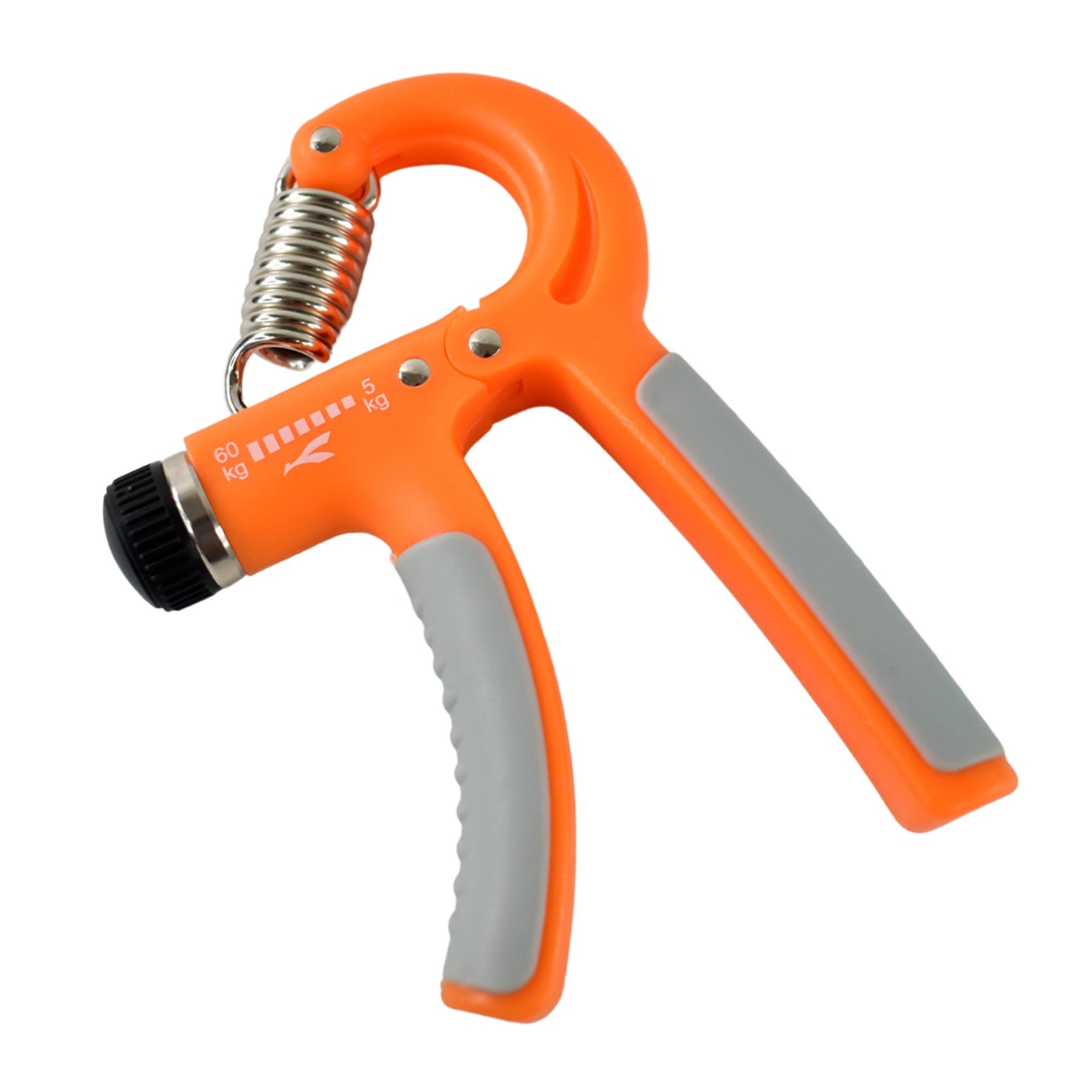 Hand grip resistance device resting on surface for indoor training