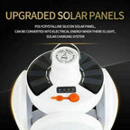 Top handle of the Solar Camping Light with an integrated hook for easy hanging.
