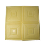 Stack of foam tiles featuring a classic square design.