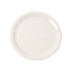 Glossy finish round dinner plate, lightweight and heat resistant