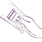 Close-up of the VelvaBloom Women's Body Razor blade for a smooth finish.