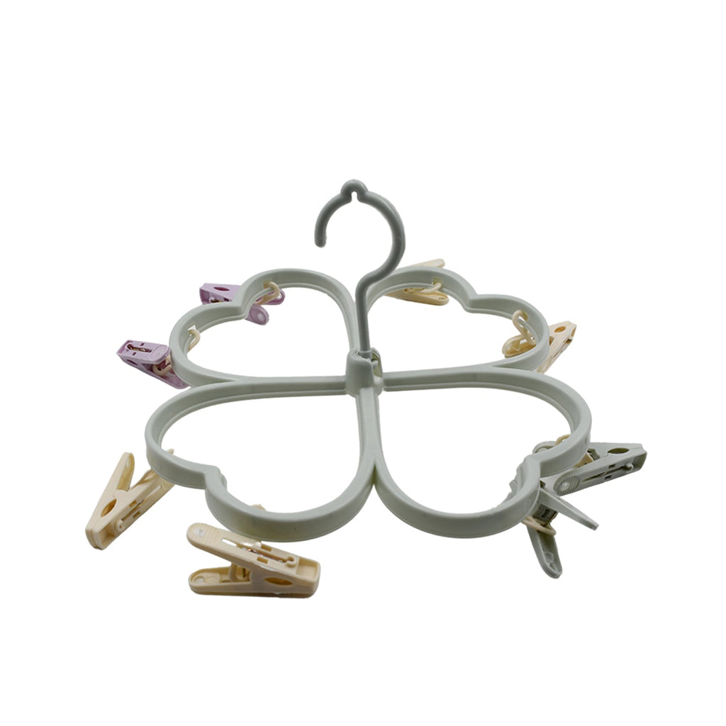Versatile drip hanger for socks, bras, and small garments.