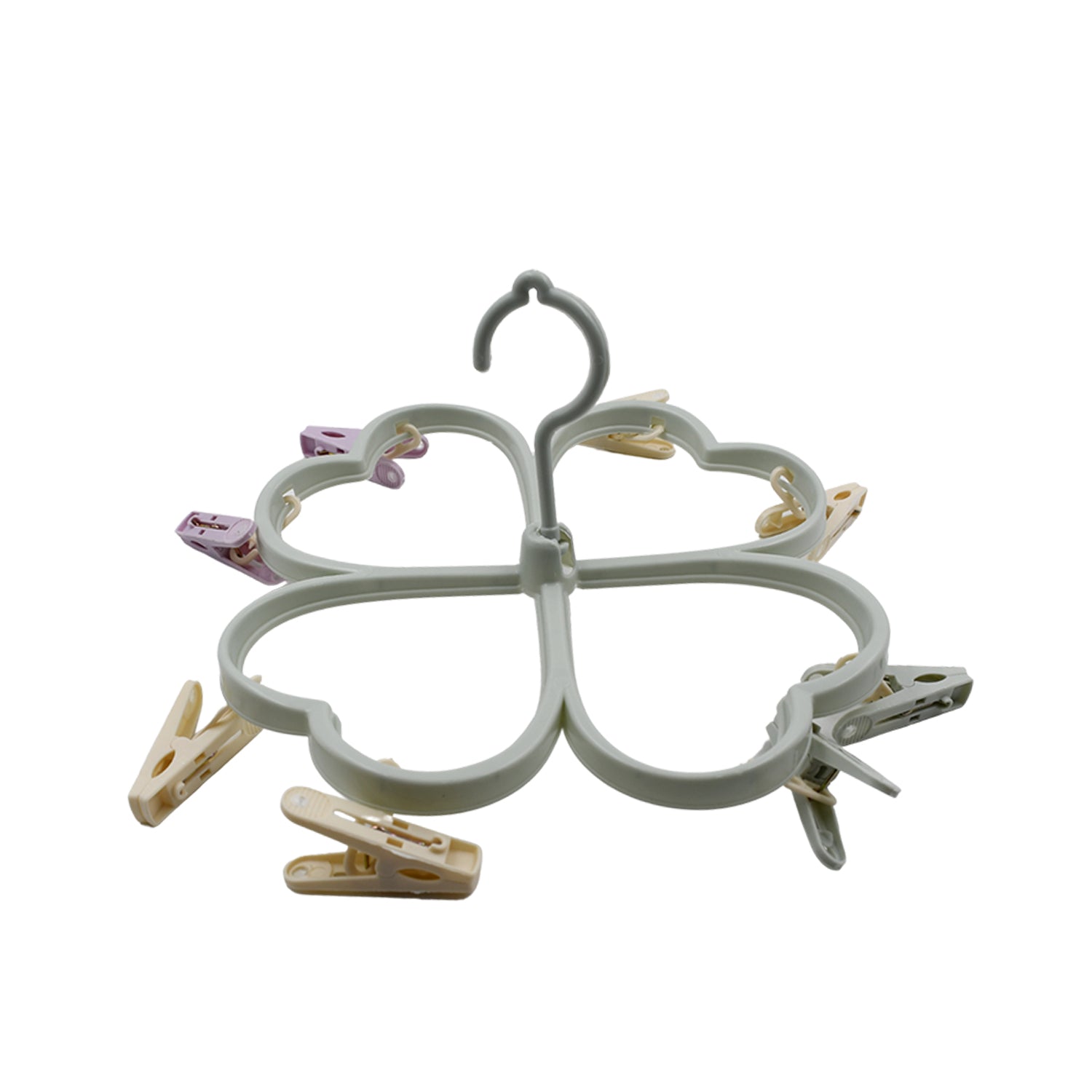 Versatile drip hanger for socks, bras, and small garments.
