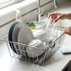 sink storage rack for kitchen organization