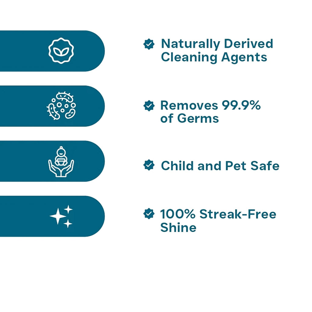 Refill pack set for concentrated floor cleaning solution