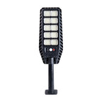 Motion-activated solar street light enhancing security and saving energy