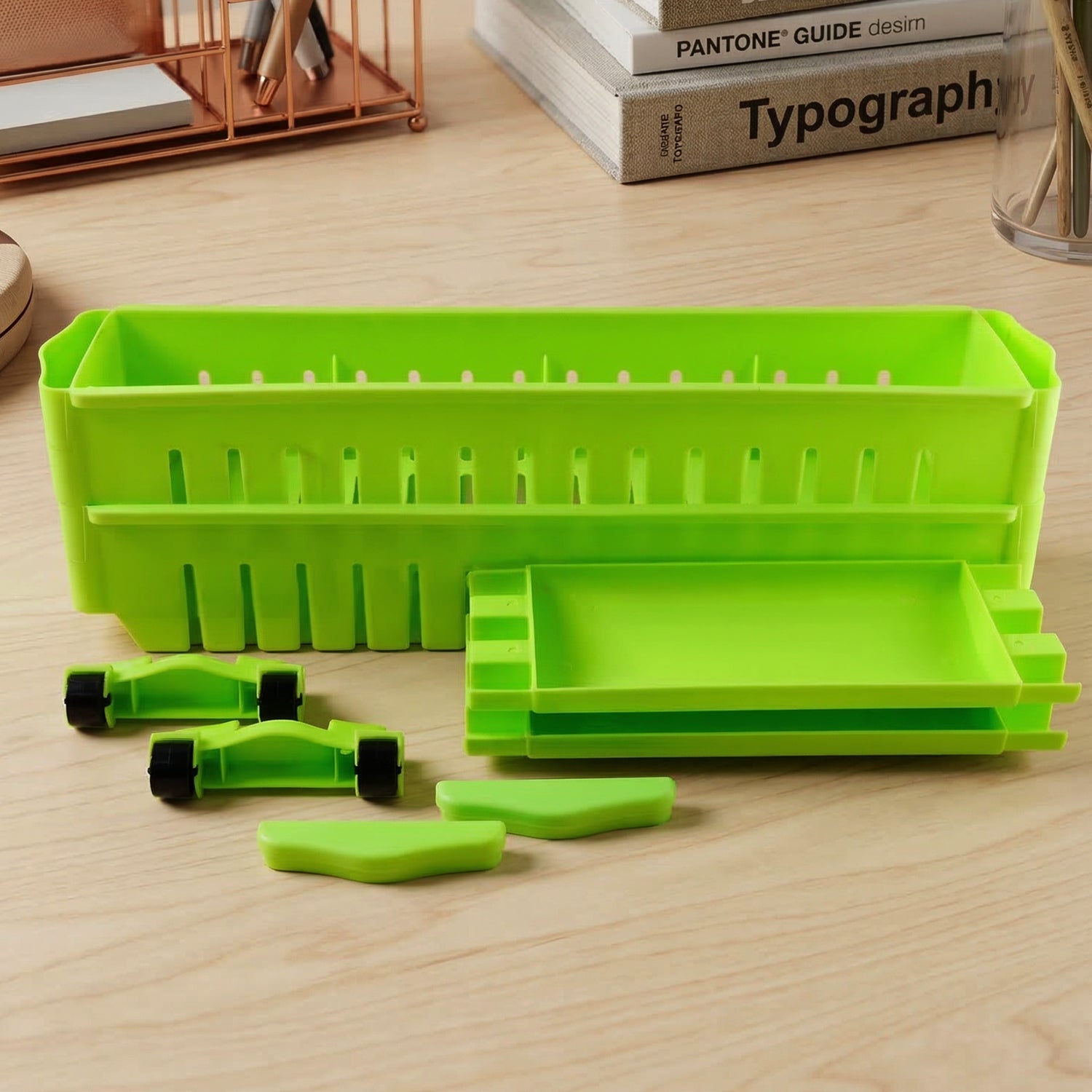Versatile storage shelf for kitchen, bathroom, or pantry
