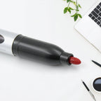 Packaging of the 10-piece maroon permanent marker set.