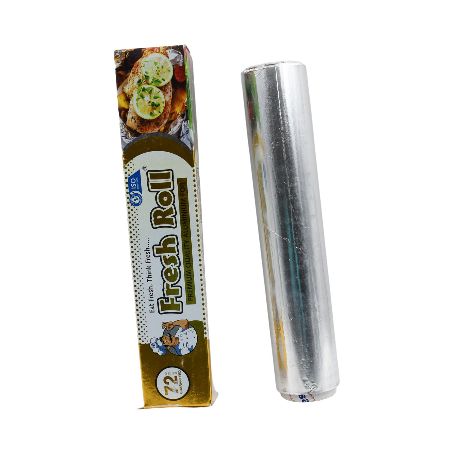 Versatile aluminum foil roll for all cooking needs, from baking to grilling.