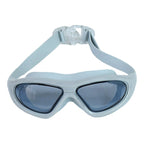 Close-up of soft silicone gasket seal on swimming goggles