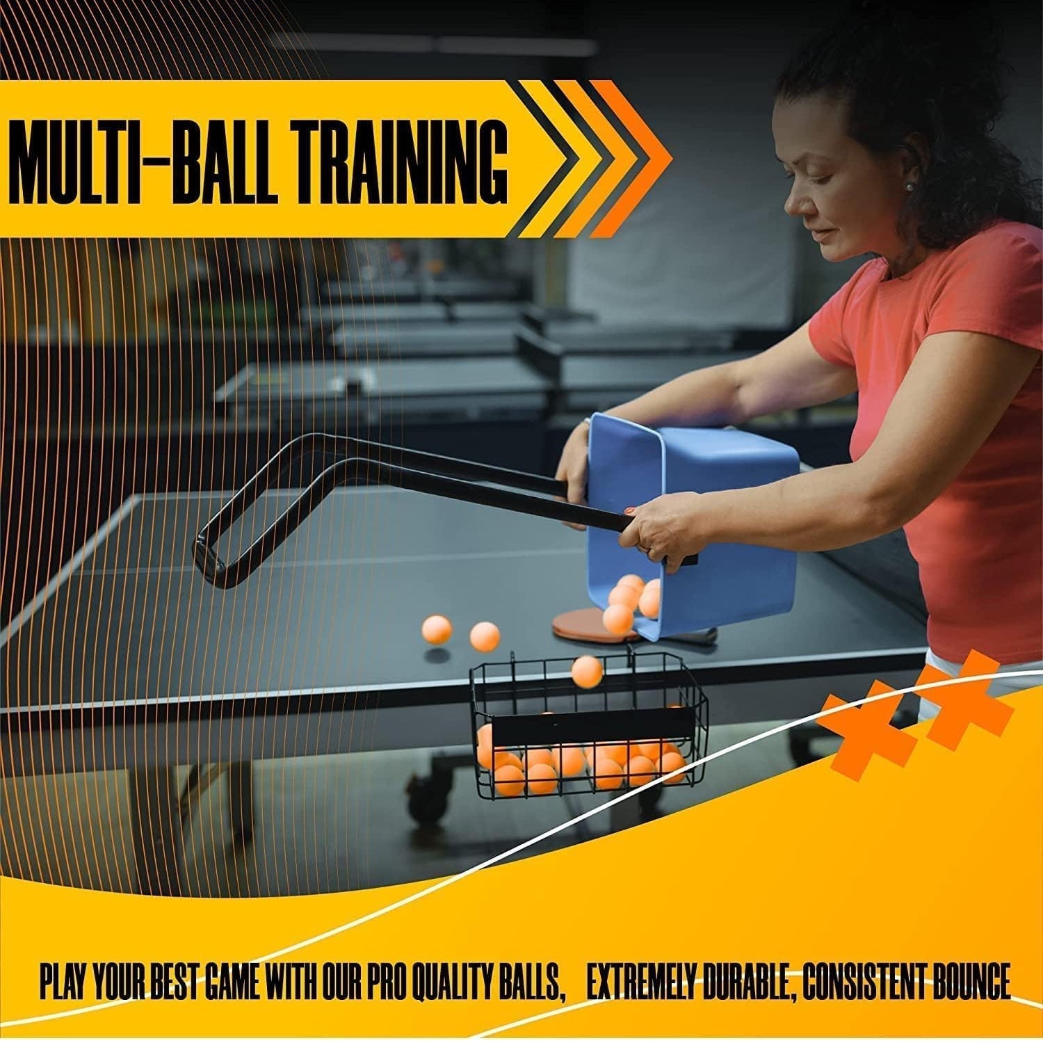 Professional quality 3-star table tennis balls showing consistent bounce and spin