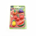 Stylish Kids Erasers Set, perfect for school supplies and prizes.