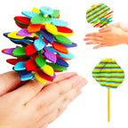 Blossom Bites colorful Spin Flower Candy fidget toy with soothing spiral design