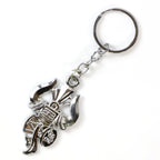 Durable metal Mahakal Trishul keychain suitable for keys and bags