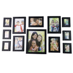 Frame Hive decorative 12-piece black photo frame set for gallery walls