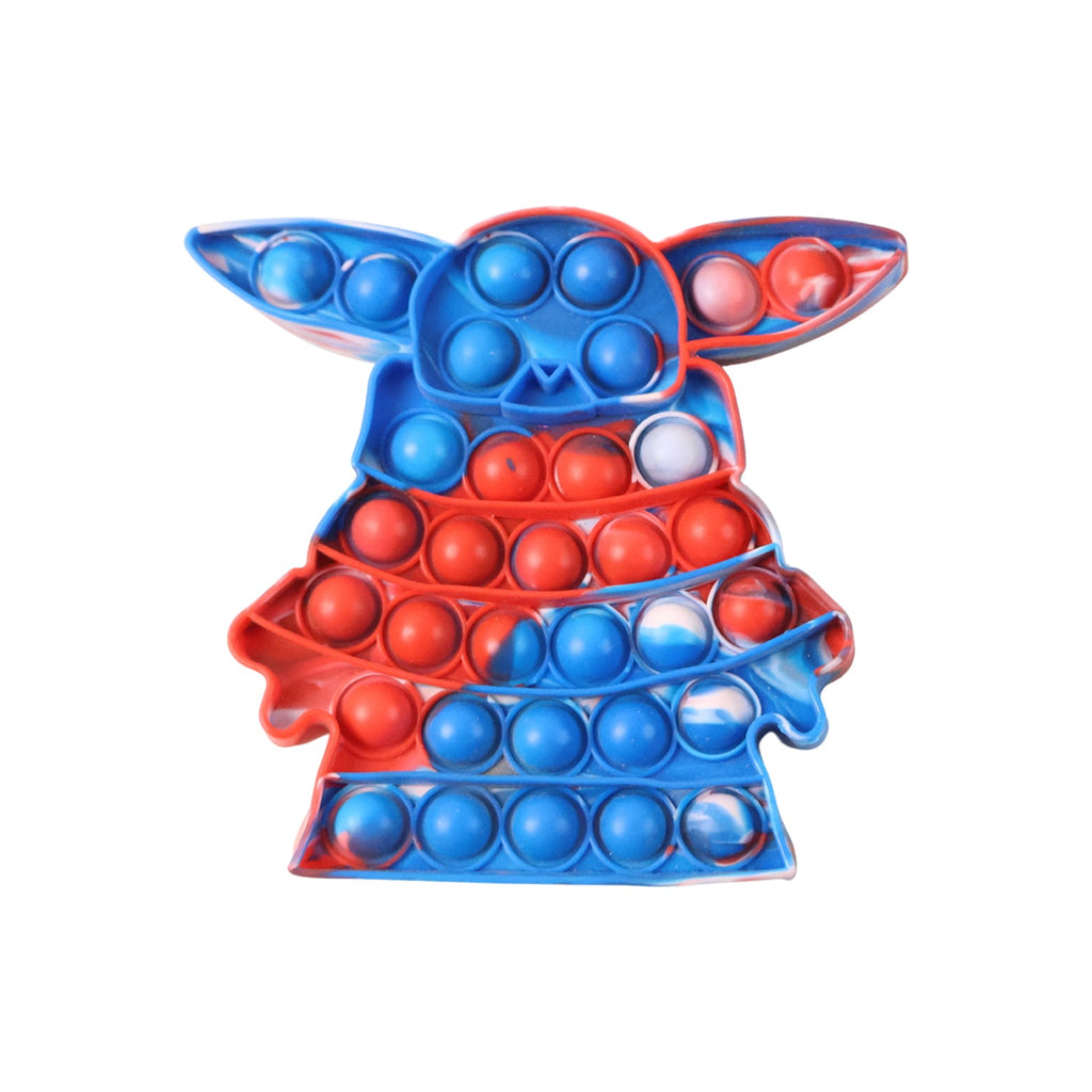 Stylish silicone Pop It fidget toy with fun cartoon design