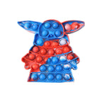 Stylish silicone Pop It fidget toy with fun cartoon design