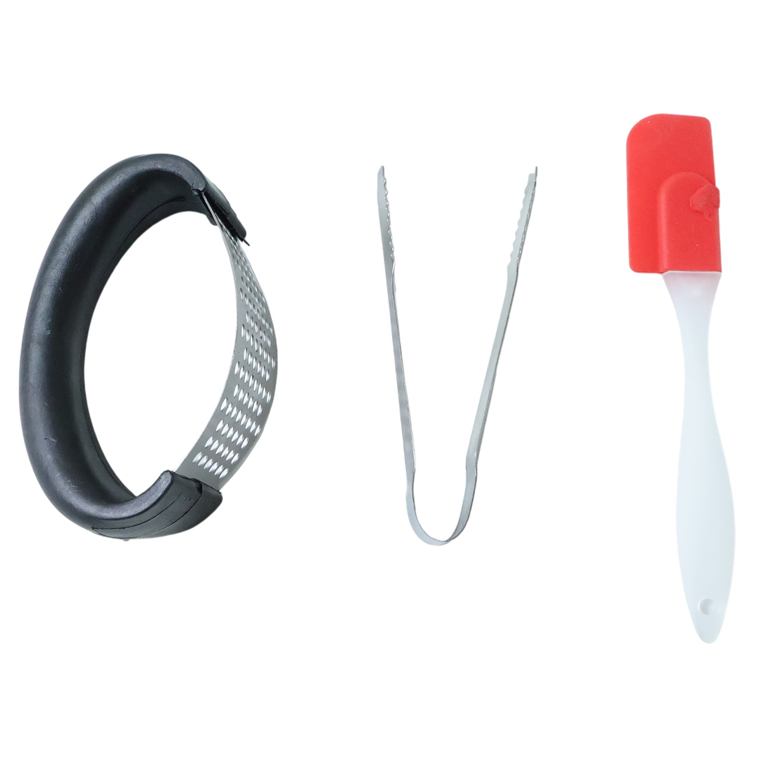 Silicone spatula in 3-in-1 kitchen tool combo perfect for mixing and spreading