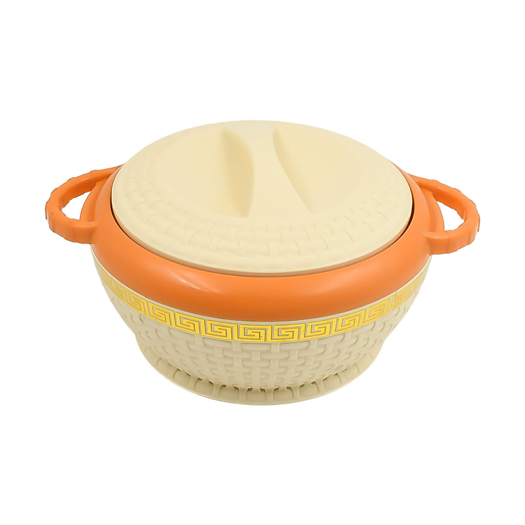 Stylish insulated hot pot for keeping food fresh and warm.