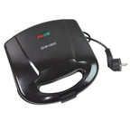 Side view of sandwich maker compact design and easy grip handle