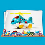 Interactive toy plane with captivating sound effects for kids.