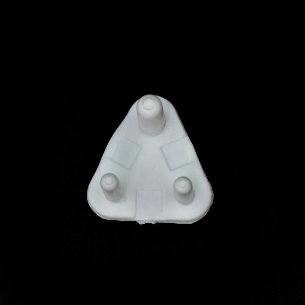 Dimensions of the Velva Baby safety outlet plug protector for 15Amp sockets.