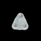 Dimensions of the Velva Baby safety outlet plug protector for 15Amp sockets.