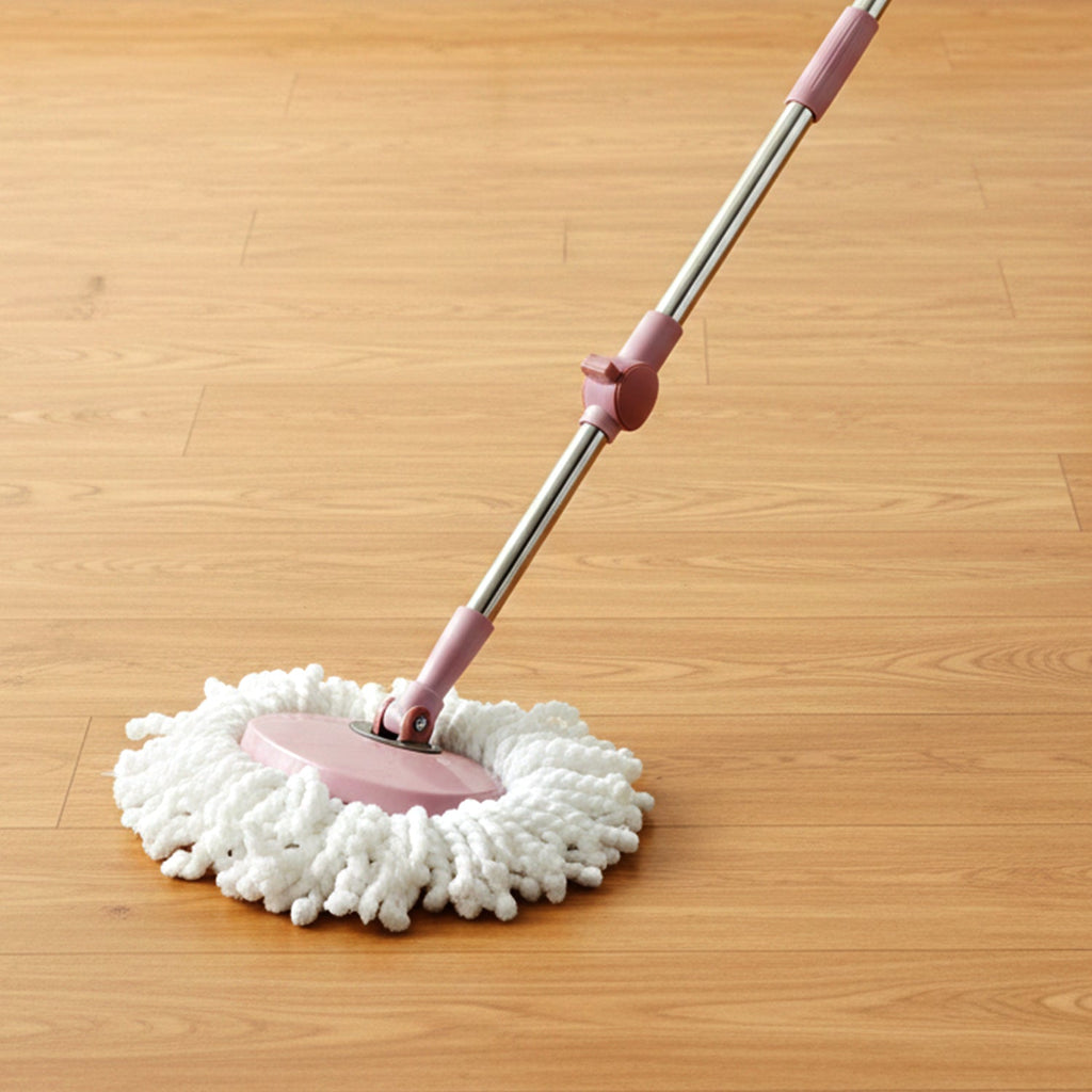 Spin mop handle pipe for floor cleaning