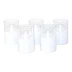 Decorative flameless votive candle set ideal for home and festival use