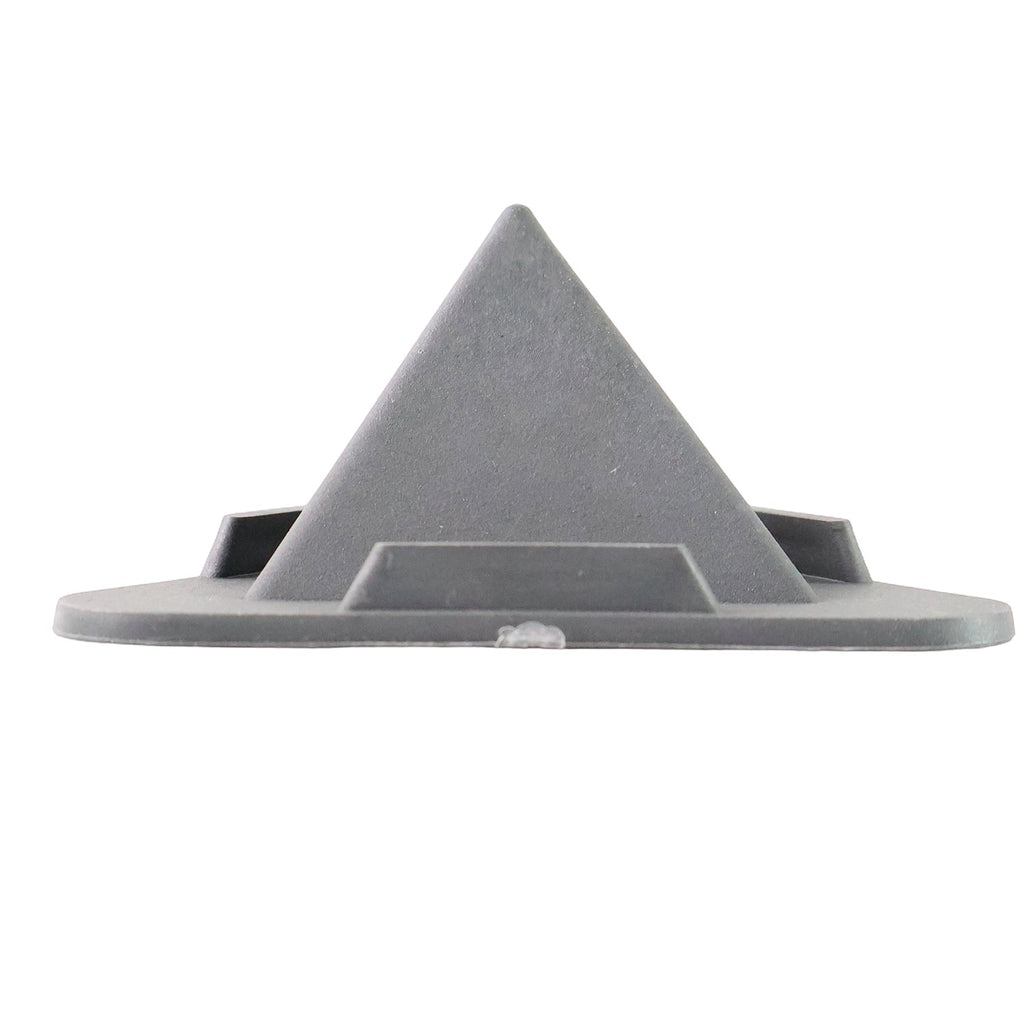 Grey desk mobile stand holding a tablet for easy viewing