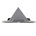 Grey desk mobile stand holding a tablet for easy viewing