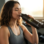 Sleek insulated water bottle with leakproof lid