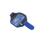 Running armband displayed from another angle, emphasizing its ergonomic design for sports and exercise.