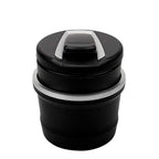 Luxe glow effect of portable car ashtray with lid