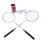 Transparent zippered carry case with shoulder strap for badminton set