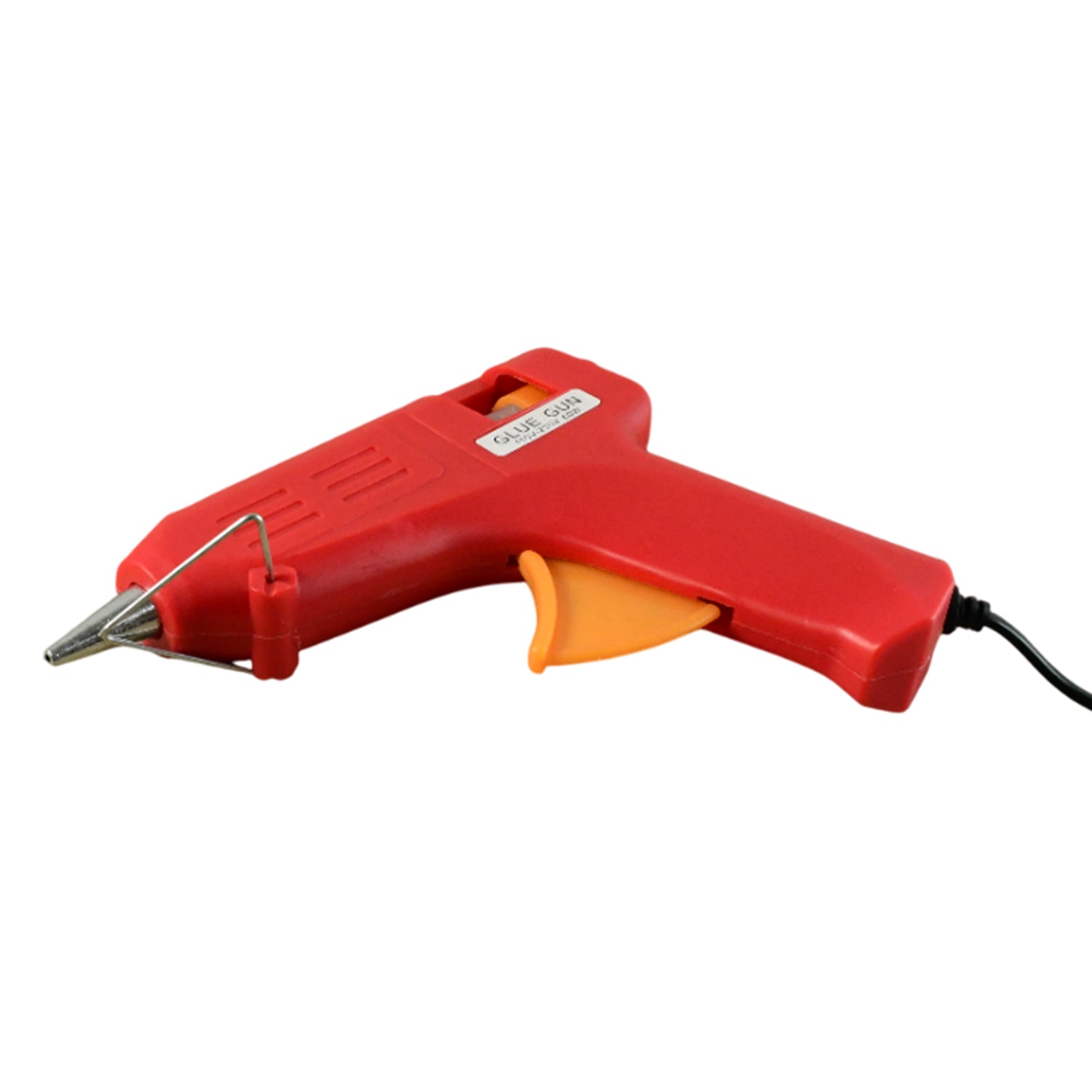 Hot melt glue gun packaged with an extra glue stick.