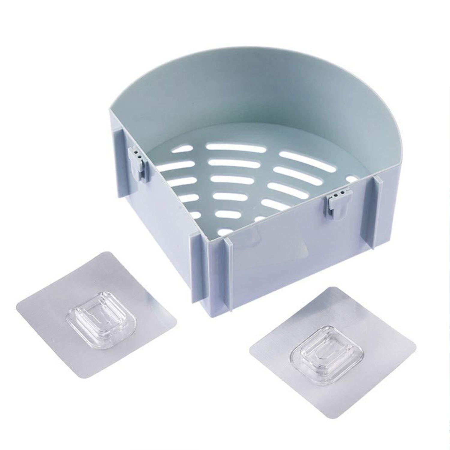 Multipurpose storage rack with various compartments for organized storage.