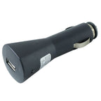 Vehicle USB charger adapter connected to smartphone for charging