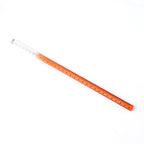 Assorted colourful acrylic rulers with precise measurement markings