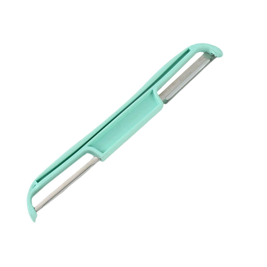 Peely Pal potato peeler in use peeling vegetable