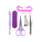 Nail cleaning brush and cuticle remover tools