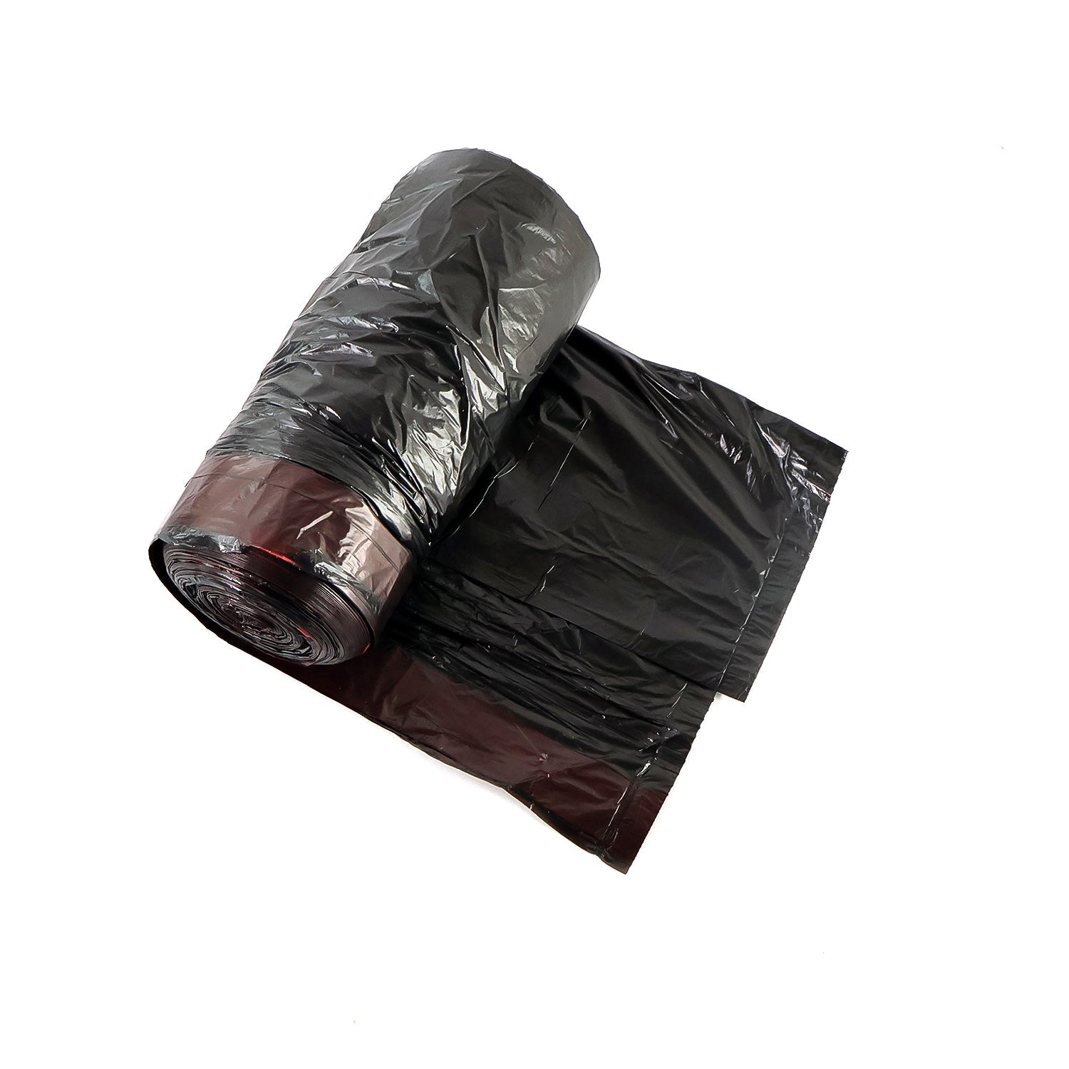 Trash Pro garbage bag roll in its packaging, showing compact design.