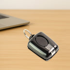 Slim portable LED flashlight keychain light for easy pocket carry