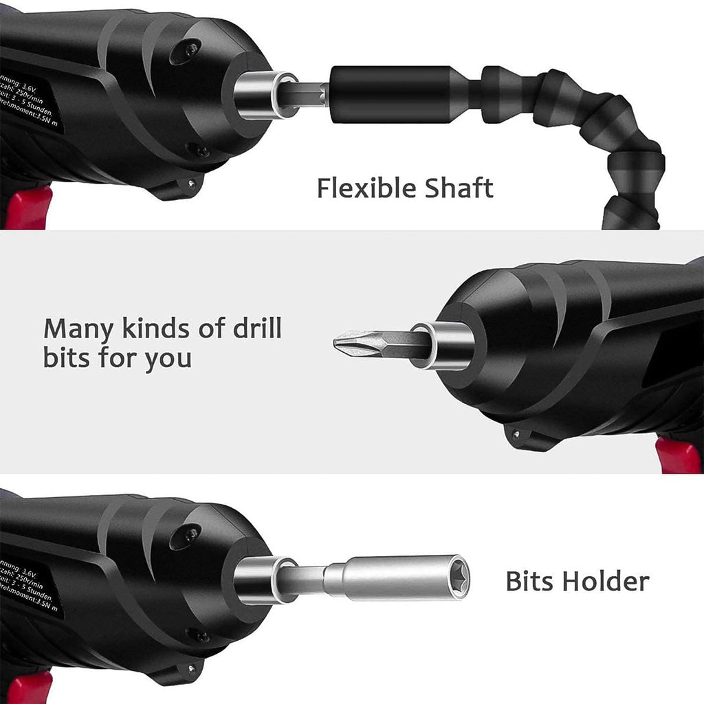 User assembling furniture with the BoltForce Cordless Electric Screwdriver.