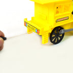 Pull Back Train Toy featuring bright LED lights, perfect for toddlers.